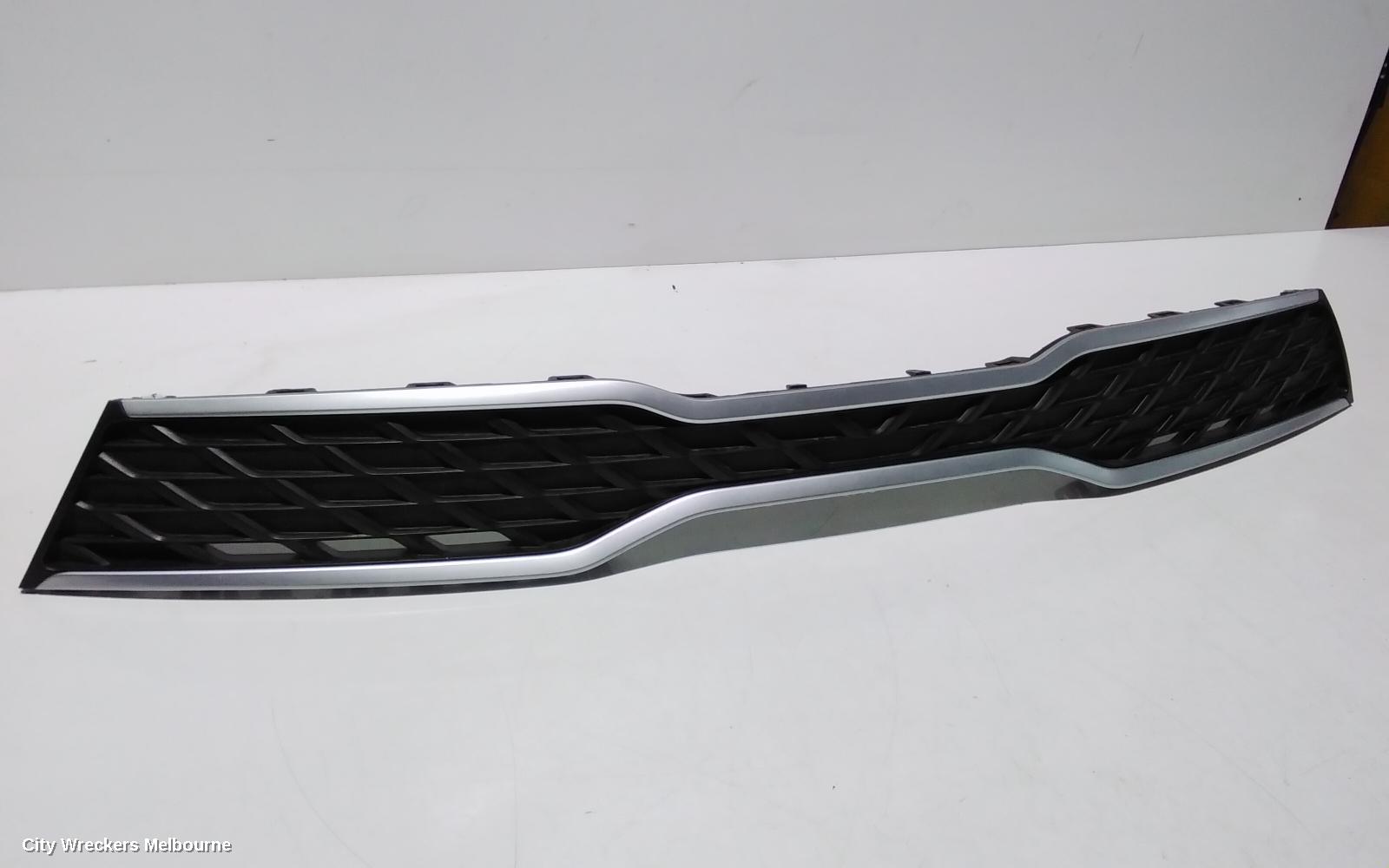 KIA RIO GRILLE, RADIATOR GRILLE, YB, S/SPORT, SILVER SURROUND TYPE, 12/2016 - 06/2020