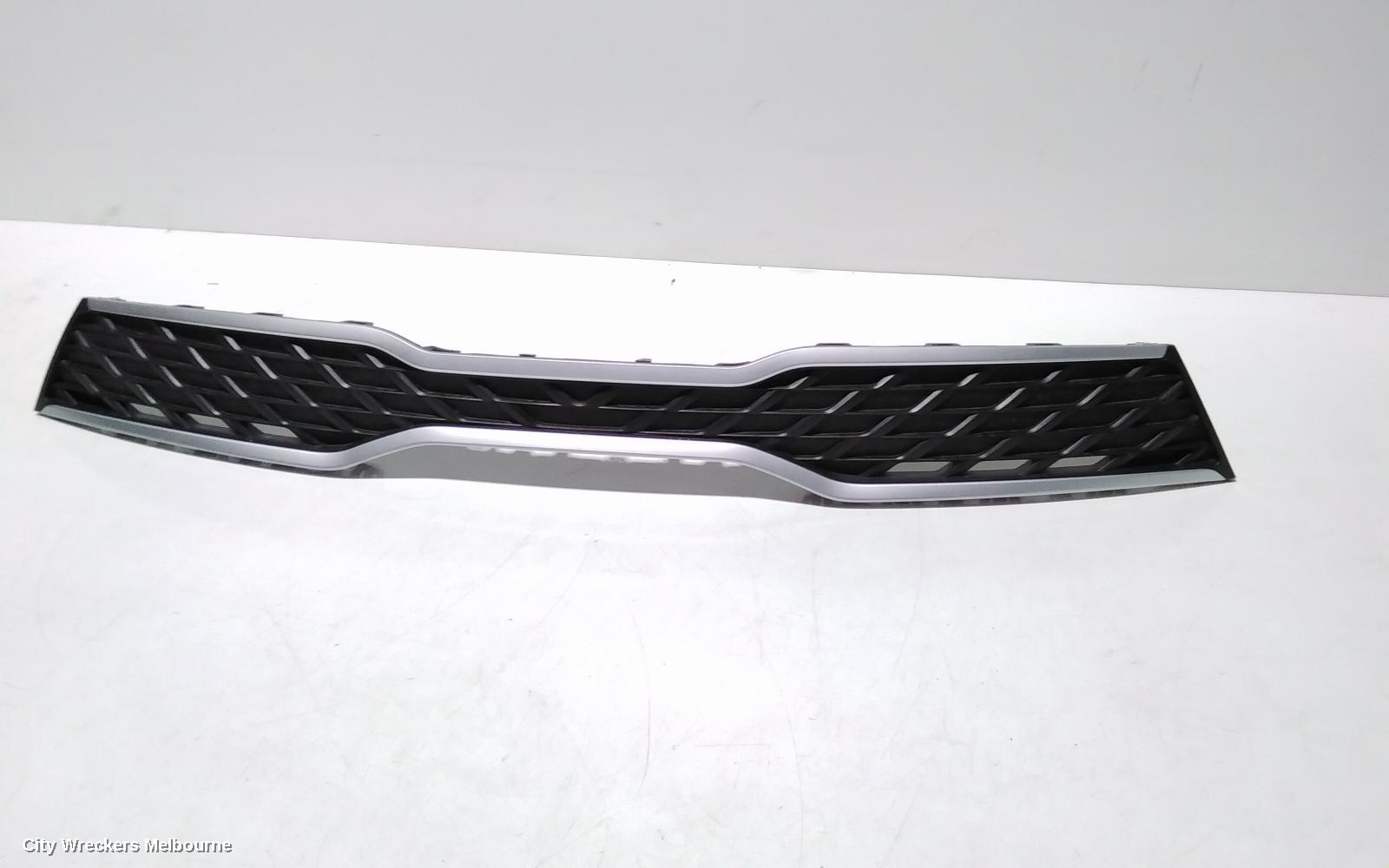 KIA RIO GRILLE, RADIATOR GRILLE, YB, S/SPORT, SILVER SURROUND TYPE, 12/2016 - 06/2020