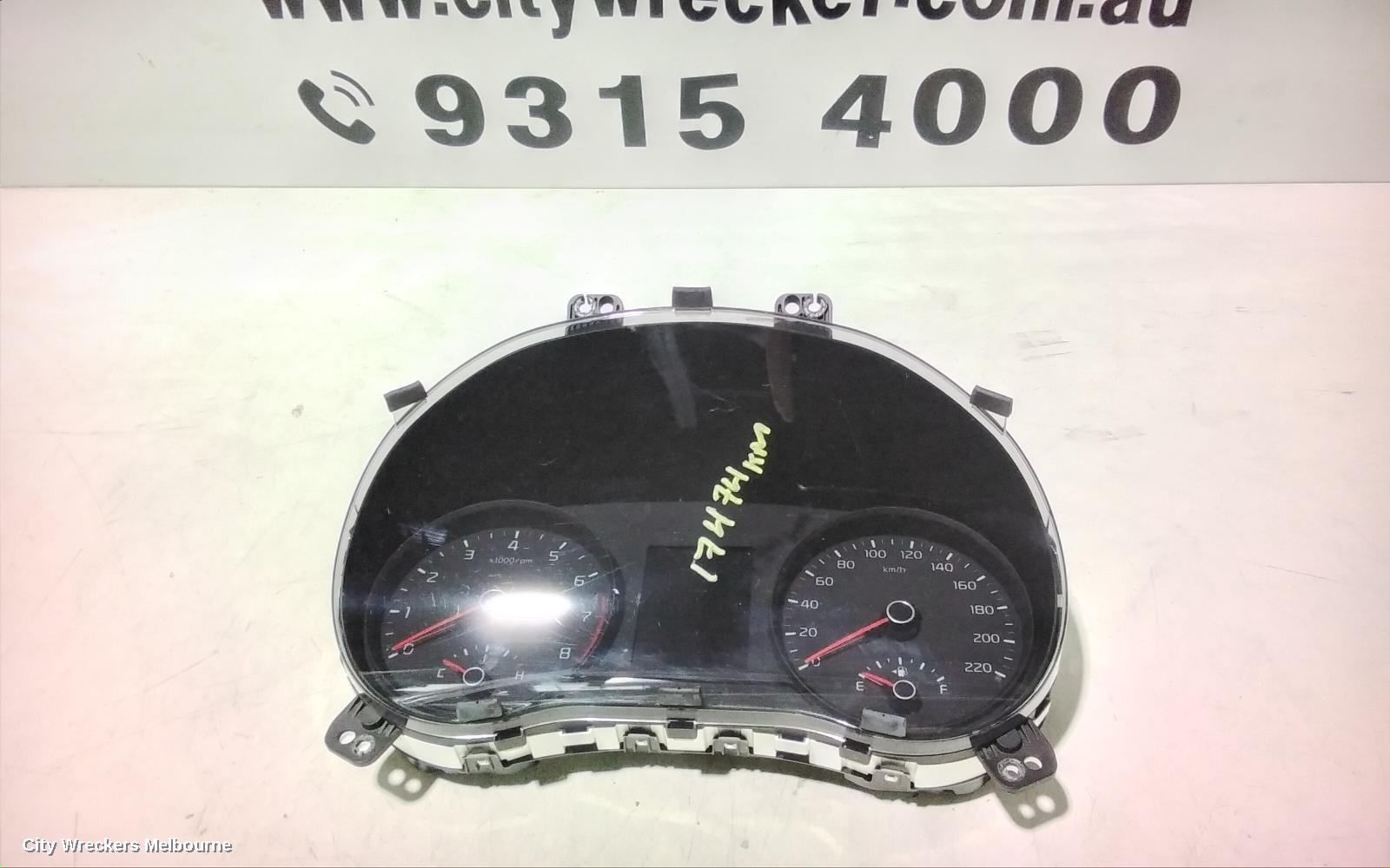 KIA RIO INSTRUMENT CLUSTER, AUTO T/M, S/SX/SPORT, YB, 07/2020 ONWARDS
