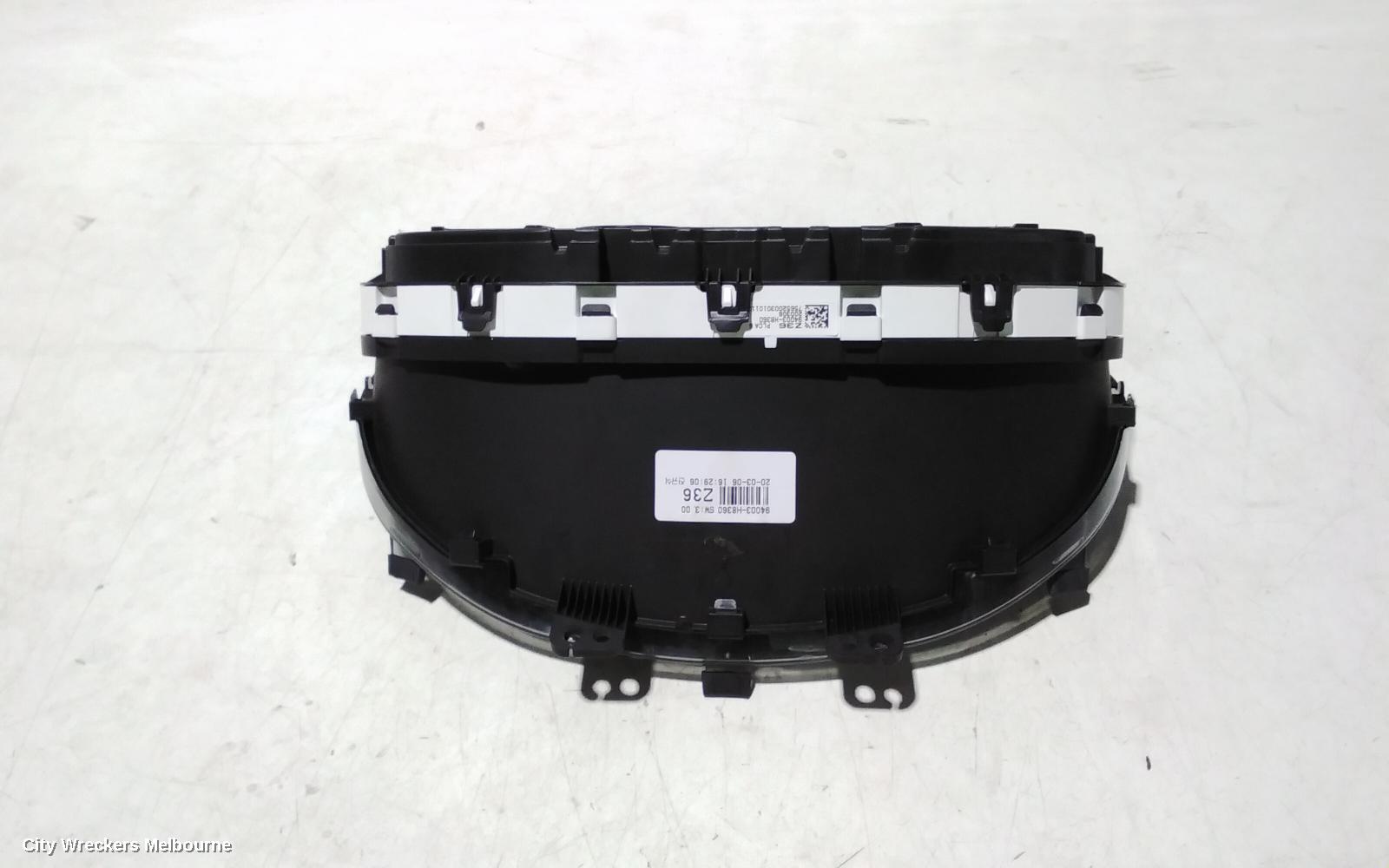 KIA RIO INSTRUMENT CLUSTER, AUTO T/M, S/SX/SPORT, YB, 07/2020 ONWARDS