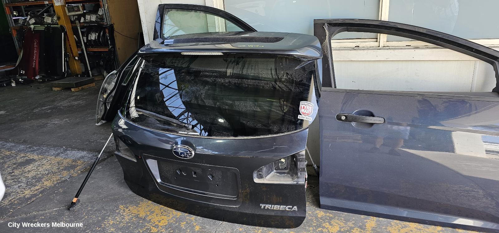 SUBARU TRIBECA BOOTLID/TAILGATE, TAILGATE, B9, 12/2007 - 01/2014