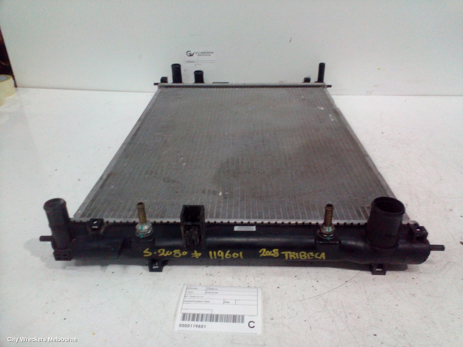 SUBARU TRIBECA RADIATOR, B9, 10/2006 - 01/2014