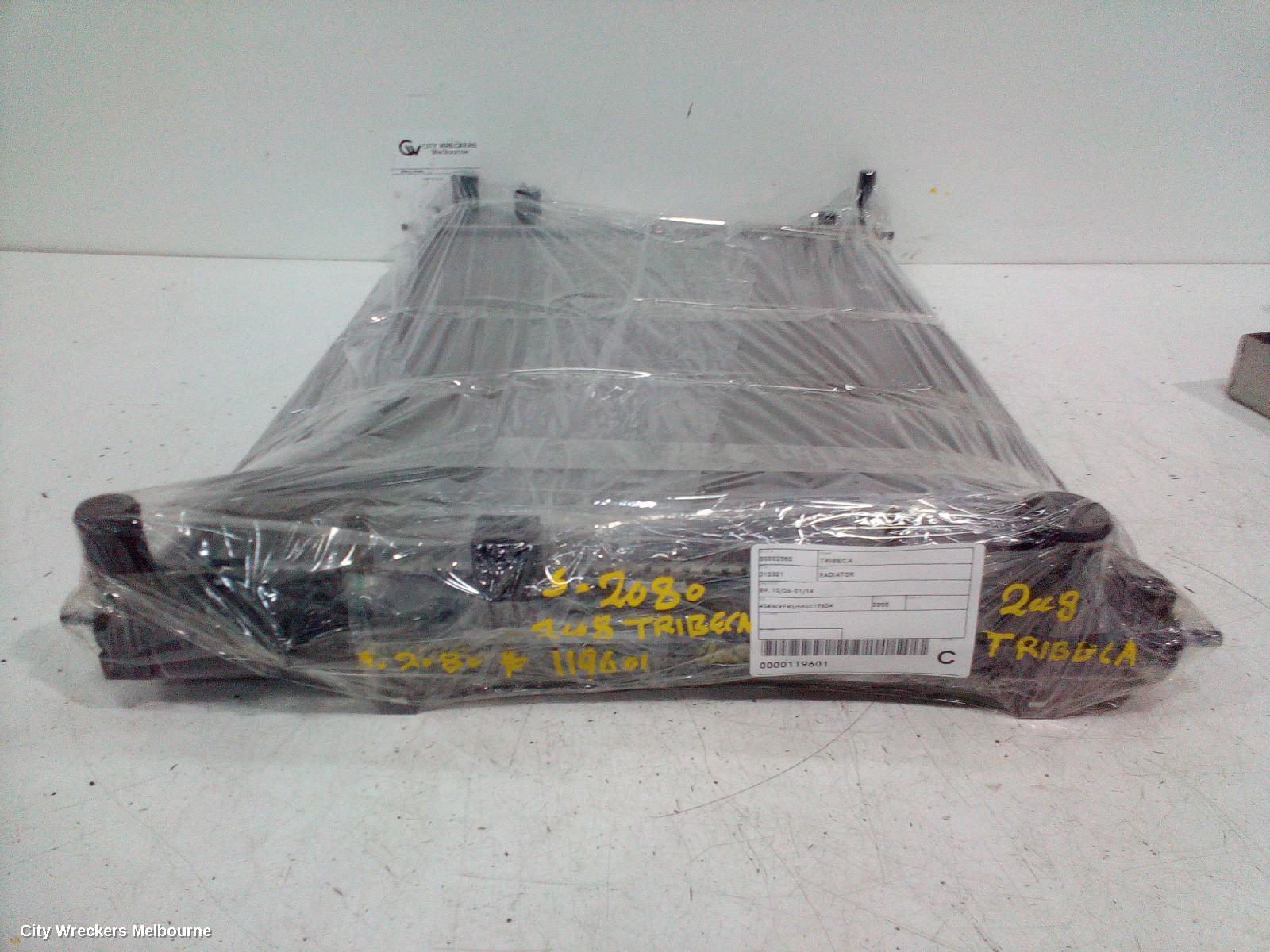 SUBARU TRIBECA RADIATOR, B9, 10/2006 - 01/2014