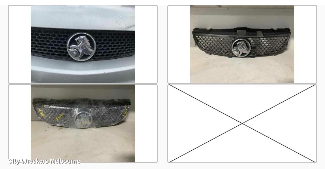 HOLDEN COMMODORE GRILLE, RADIATOR GRILLE, VE, UTE/SEDAN/WAGON, SS/SV6/SS-V, 08/2006 - 08/2010