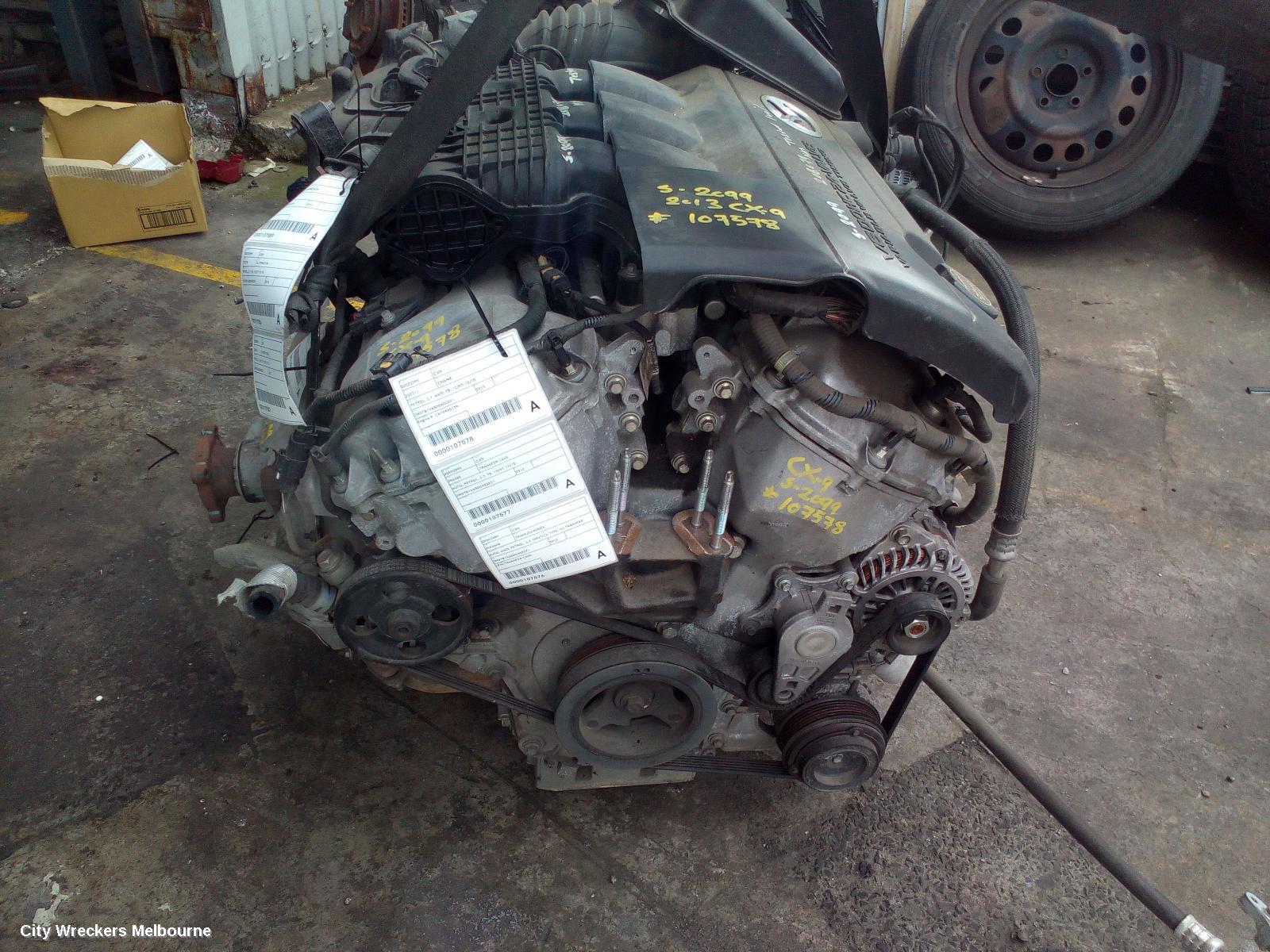 MAZDA CX9 ENGINE, PETROL, 3.7, AWD, TB, 12/2007 - 12/2015