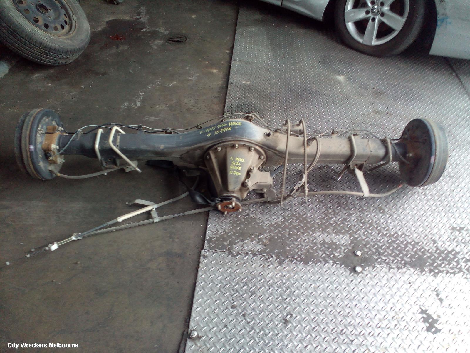 TOYOTA HIACE REAR DIFF ASSEMBLY, DIESEL, 300 SERIES, 04/2019 ONWARDS