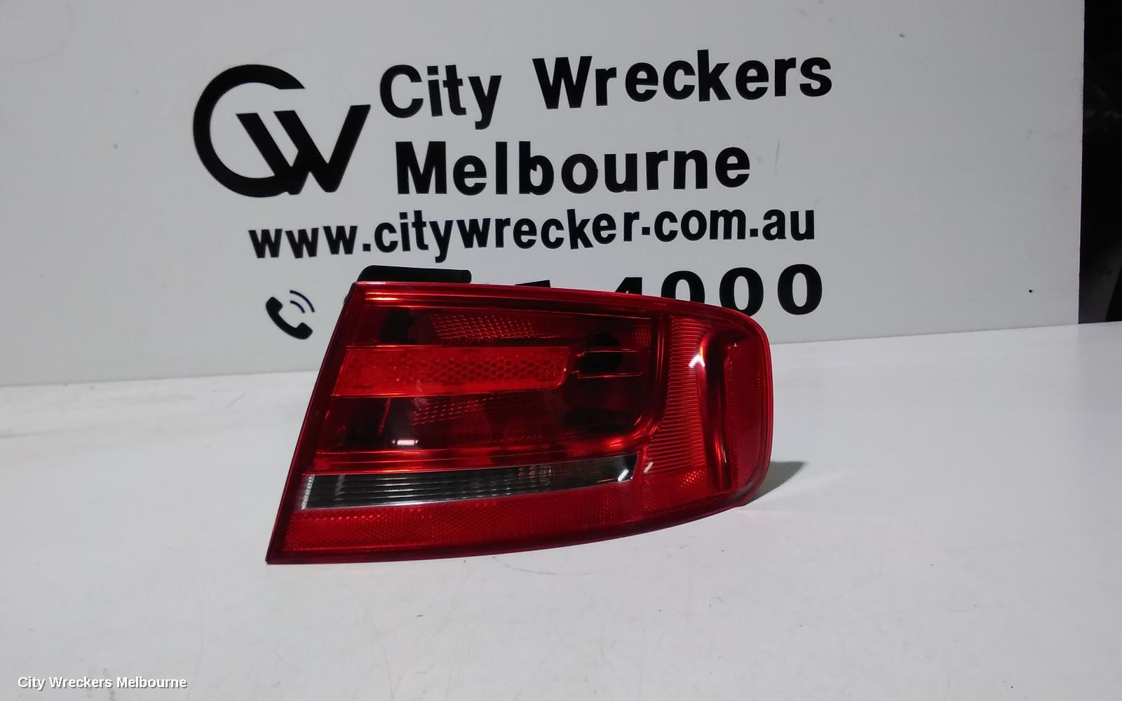 AUDI A4 RIGHT TAILLIGHT, B8 8K (A4), SEDAN, STANDARD TYPE, 02/2008 - 06/2012