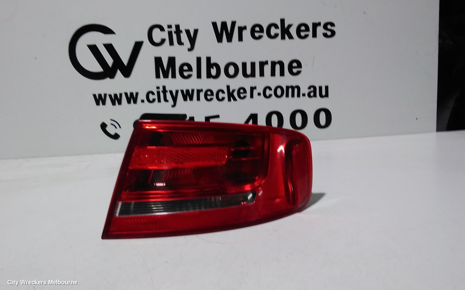 AUDI A4 RIGHT TAILLIGHT, B8 8K (A4), SEDAN, STANDARD TYPE, 02/2008 - 06/2012