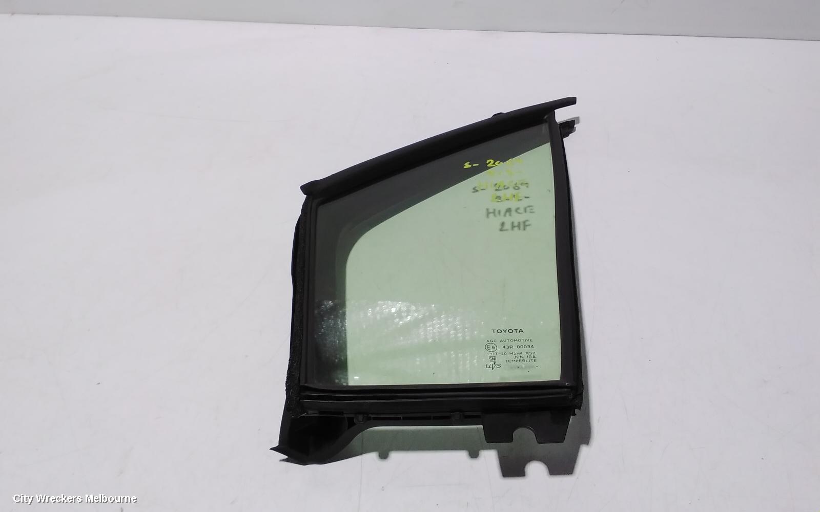 TOYOTA HIACE LEFT FRONT 1/4 DOOR GLASS, 300 SERIES, 02/2019 ONWARDS