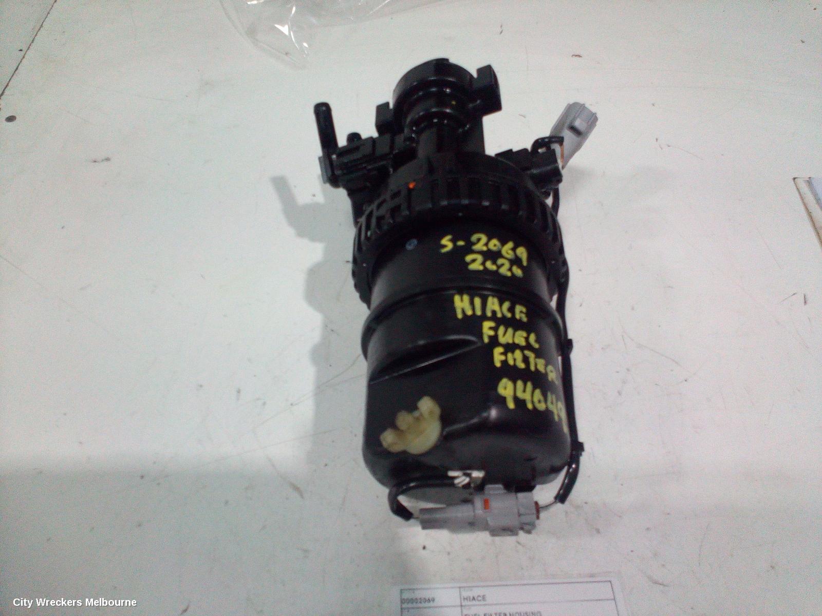 TOYOTA HIACE FUEL FILTER HOUSING, 300 SERIES, 02/2019 ONWARDS