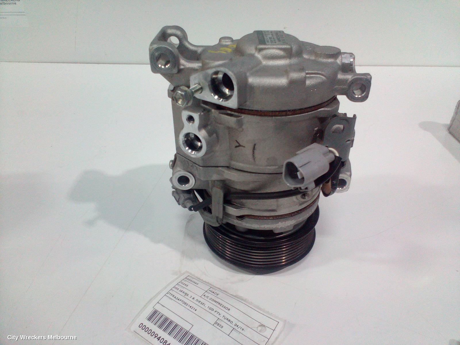 TOYOTA HIACE A/C COMPRESSOR, 300 SERIES, 2.8, DIESEL, 1GD-FTV, TURBO, 04/2019 ONWARDS