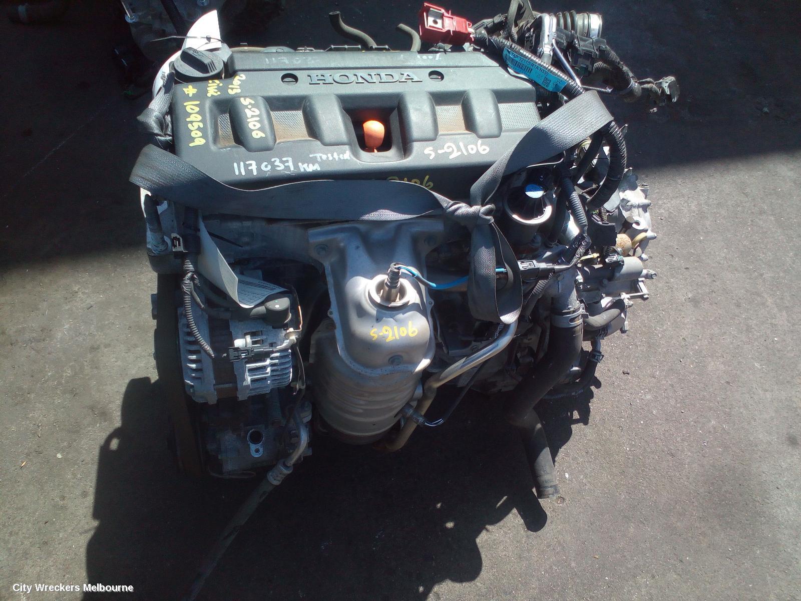 HONDA CIVIC ENGINE, PETROL, 1.8, 9TH GEN, SEDAN, 02/2012 - 04/2016