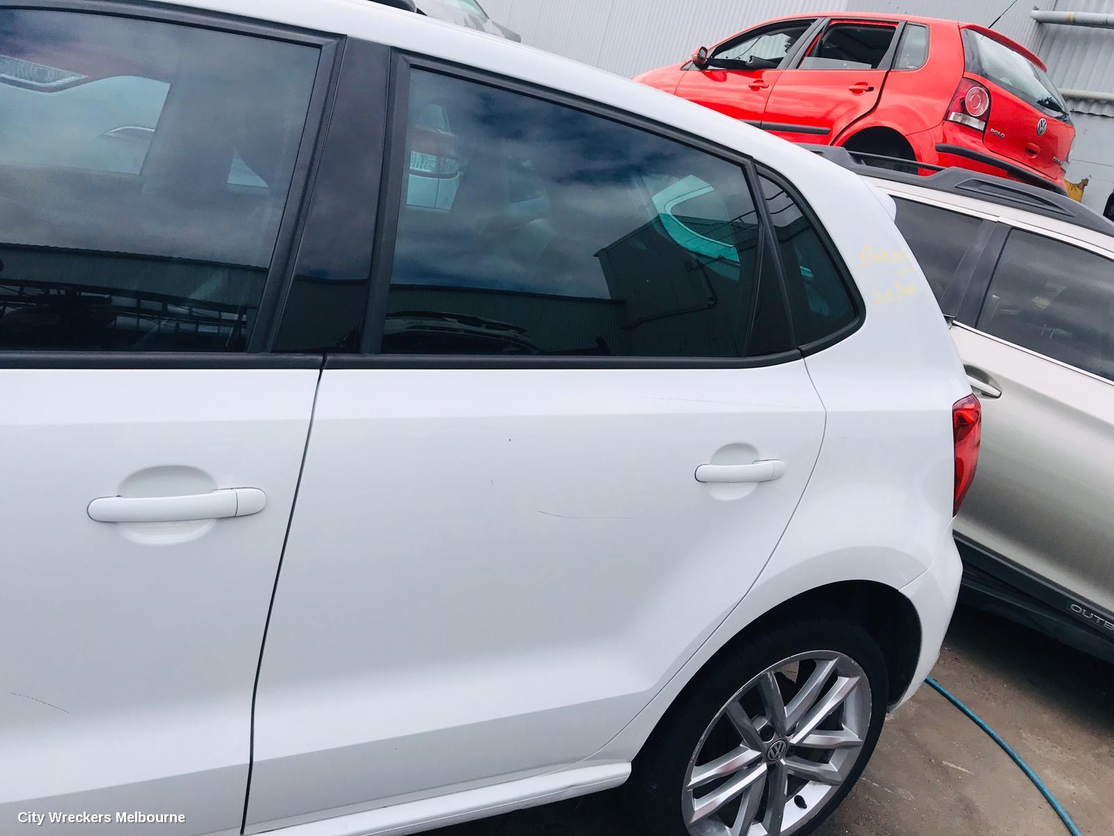 VOLKSWAGEN POLO LEFT FRONT DOOR WINDOW, 6R, 5DR HATCH, 05/2014 - 09/2017