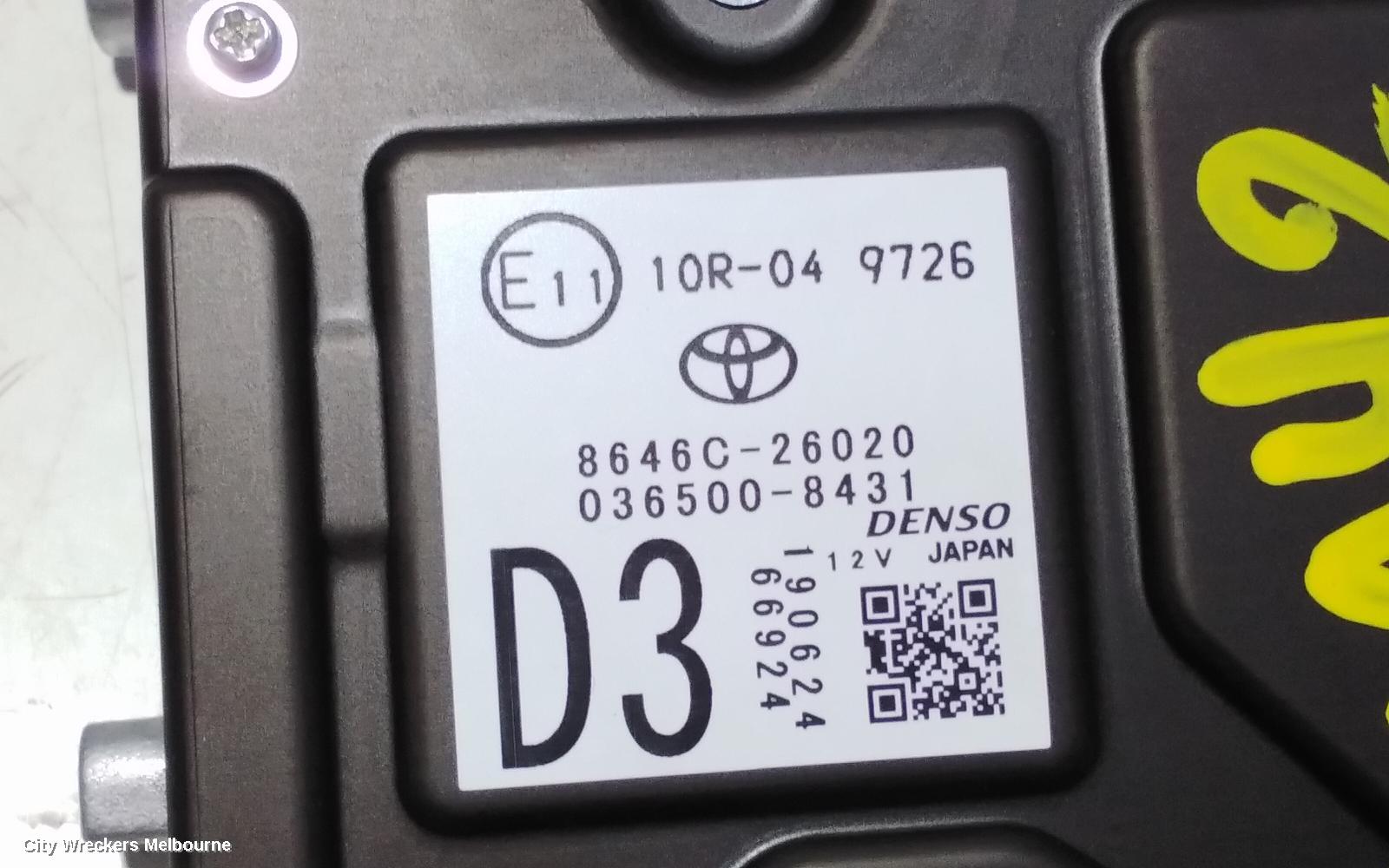 TOYOTA HIACE REVERSE CAMERA, FRONT CAMERA, 300 SERIES, 04/2019 ONWARDS