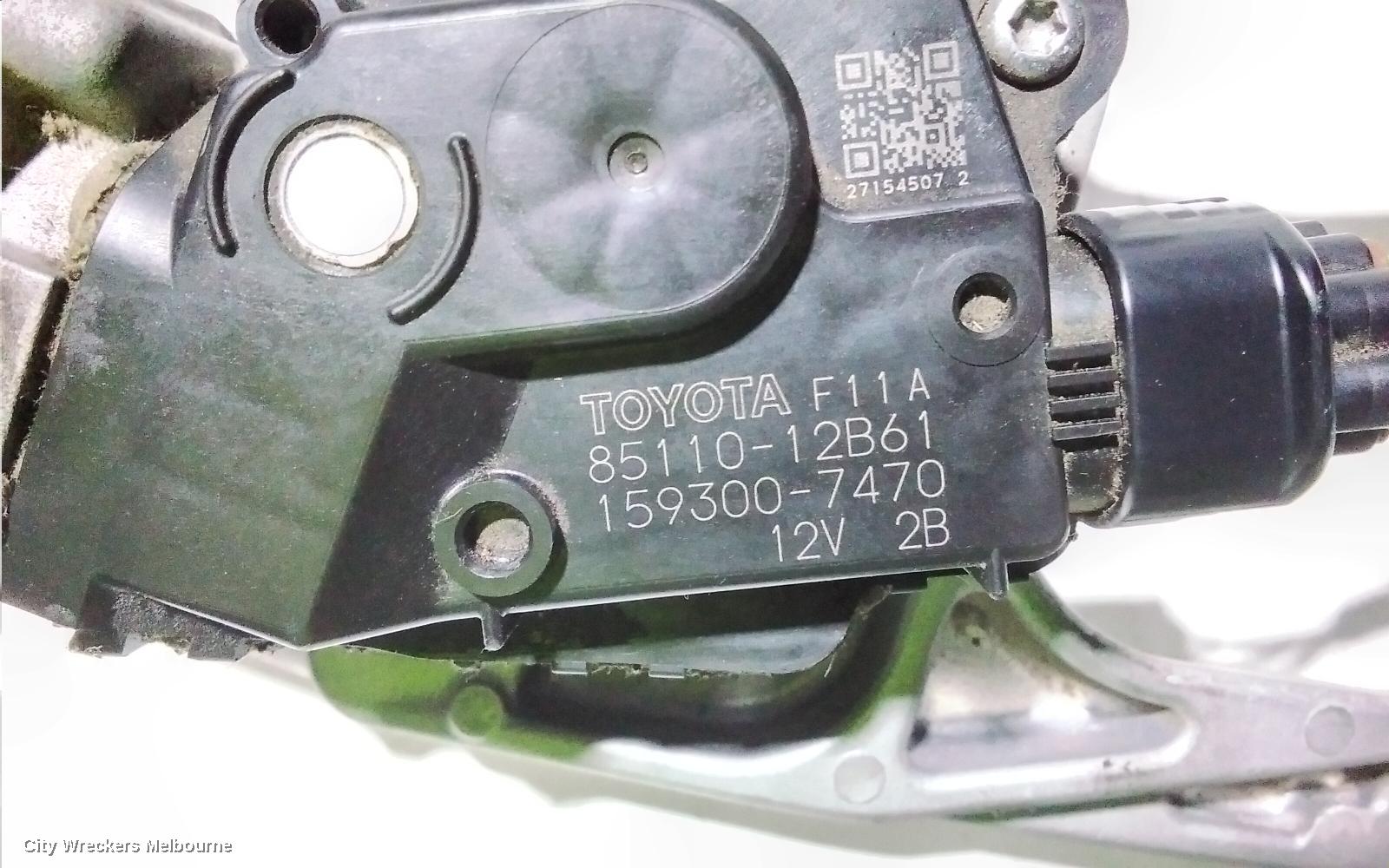 TOYOTA COROLLA WIPER MOTOR, FRONT, ZRE182R, 10/2012 - 06/2018