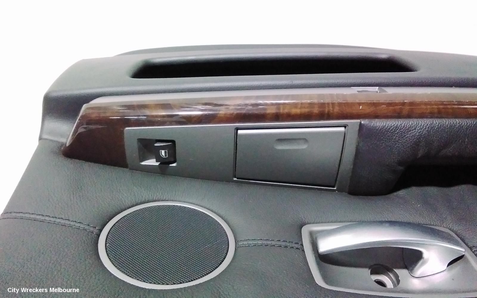 BMW 7 SERIES DOOR TRIM, E65/E66, LH FRONT, LEATHER, BLACK, 02/2002 - 12/2008