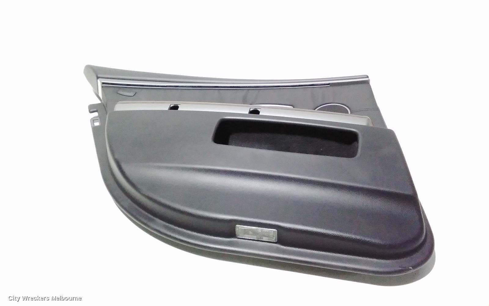 BMW 7 SERIES DOOR TRIM, E65/E66, LH FRONT, LEATHER, BLACK, 02/2002 - 12/2008