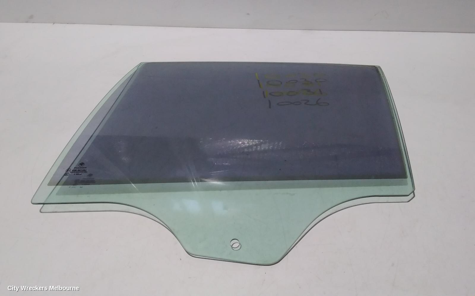 BMW 7 SERIES LEFT REAR DOOR WINDOW, E66, SEDAN, LWB TYPE, 02/2002 - 12/2008