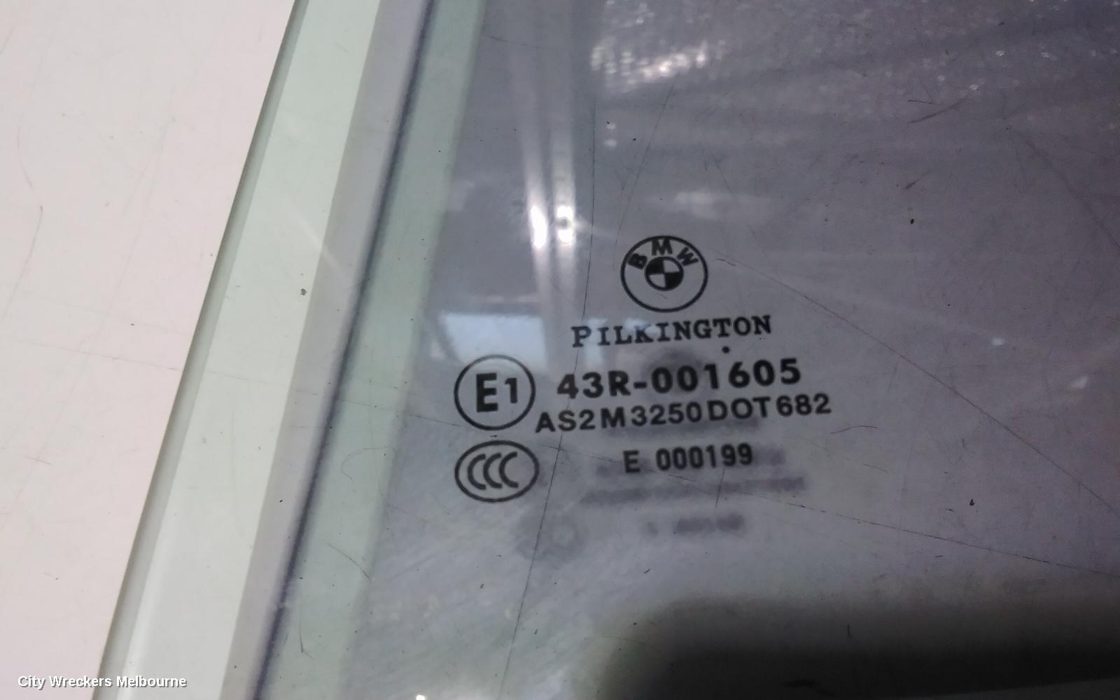 BMW 7 SERIES LEFT REAR DOOR WINDOW, E66, SEDAN, LWB TYPE, 02/2002 - 12/2008
