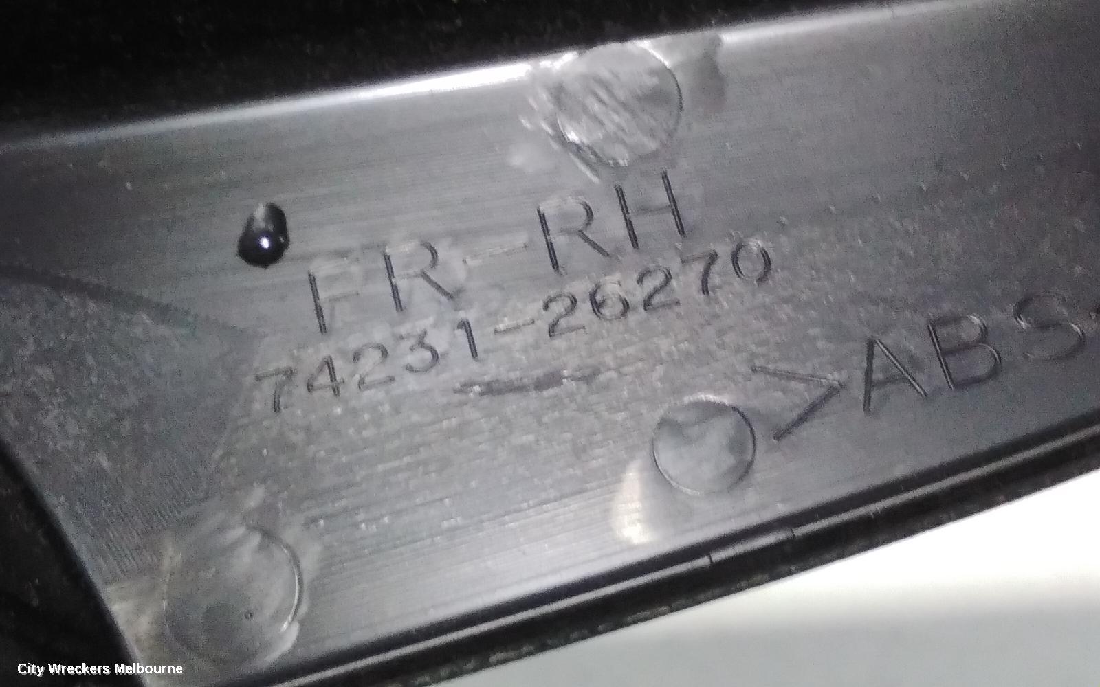 TOYOTA HIACE PWR DR WIND SWITCH, RH FRONT (MASTER SWITCH), TRH/KDH, 03/2005 - 02/2014