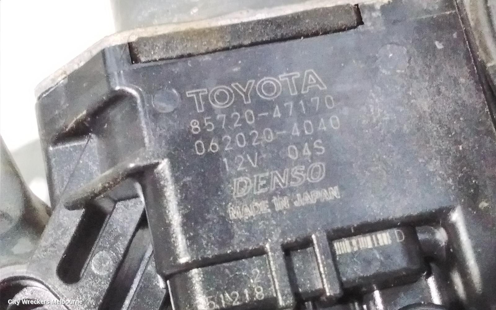 TOYOTA PRIUS LEFT REAR WND REG/MOTOR, ZVW40R, PRIUS V, 05/2012 - 03/2021