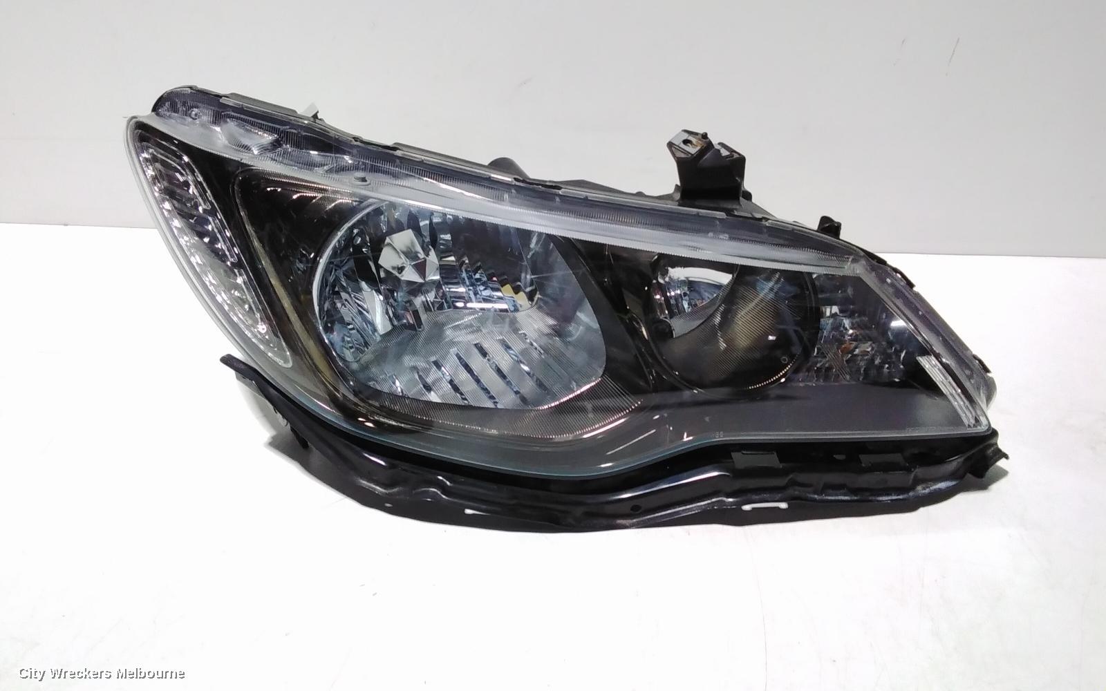 HONDA CIVIC RIGHT HEADLAMP, 8TH GEN, SEDAN, 01/2009 - 12/2011