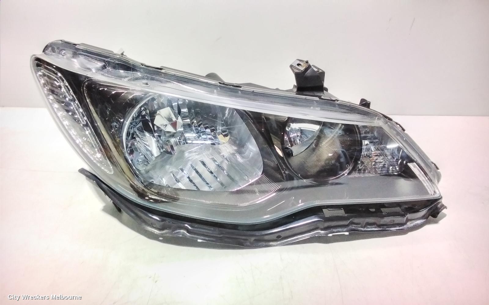 HONDA CIVIC RIGHT HEADLAMP, 8TH GEN, SEDAN, 01/2009 - 12/2011