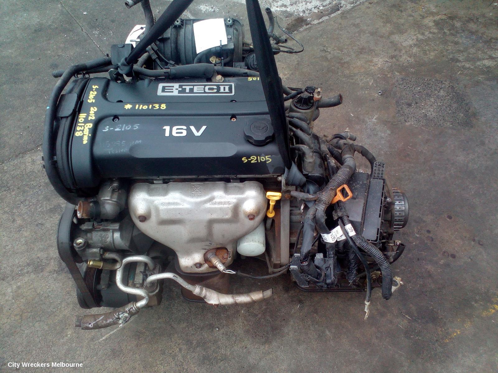 HOLDEN BARINA TRANS/GEARBOX, AUTO, 1.6, F16D3, TK, 12/2005 - 12/2012