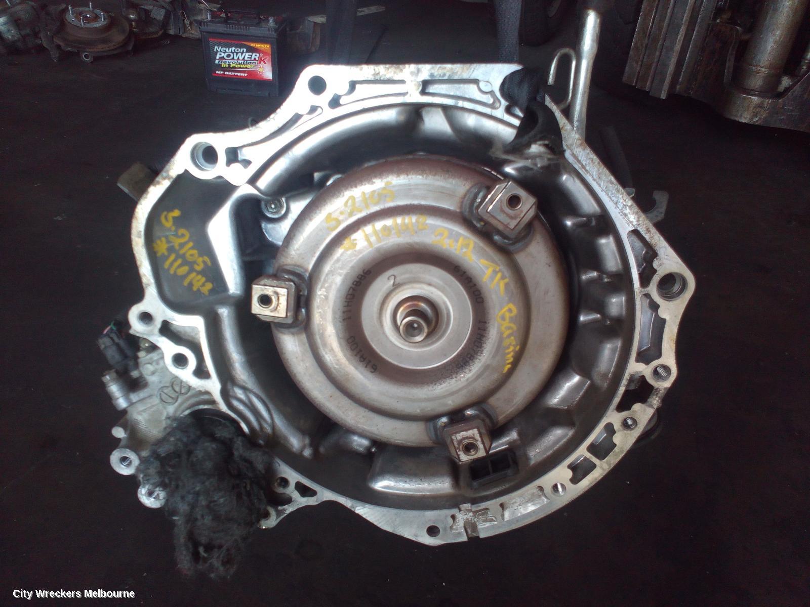 HOLDEN BARINA TRANS/GEARBOX, AUTO, 1.6, F16D3, TK, 12/2005 - 12/2012