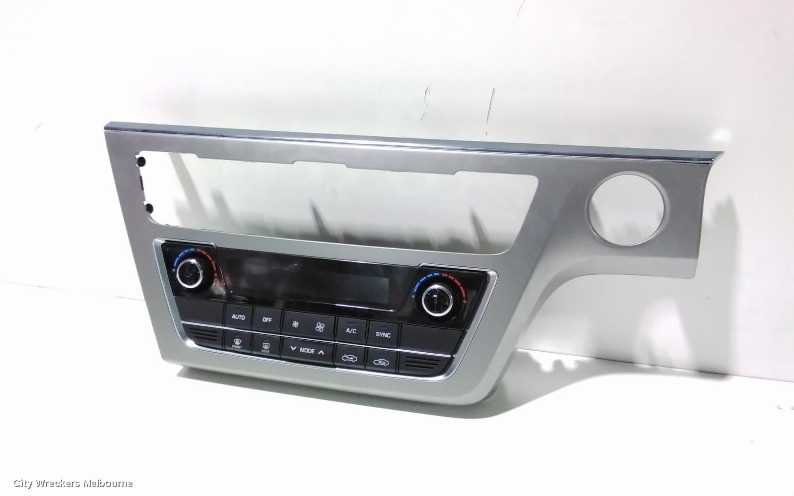 HYUNDAI SONATA HEATER/AC CONTROLS, CLIMATE CONTROL TYPE, LF, 10/2014 - 07/2017
