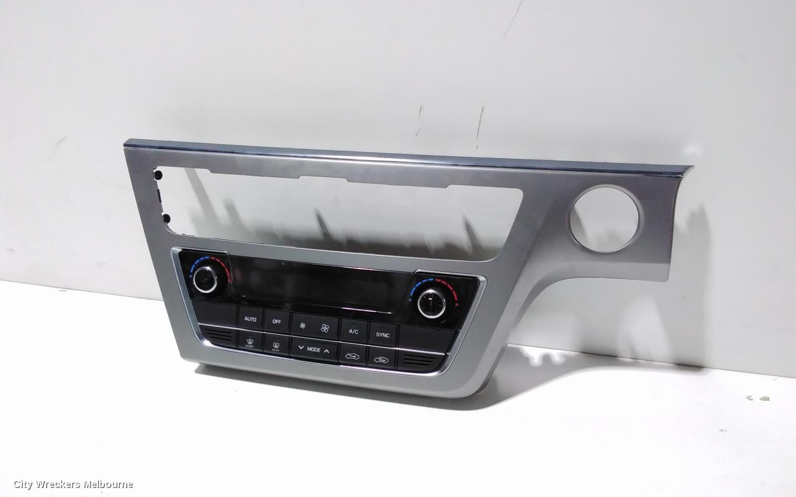 HYUNDAI SONATA HEATER/AC CONTROLS, CLIMATE CONTROL TYPE, LF, 10/2014 - 07/2017