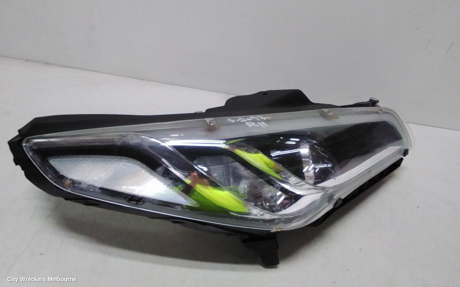 HYUNDAI SONATA RIGHT HEADLAMP, LF, HALOGEN TYPE, 10/2014 - 07/2017