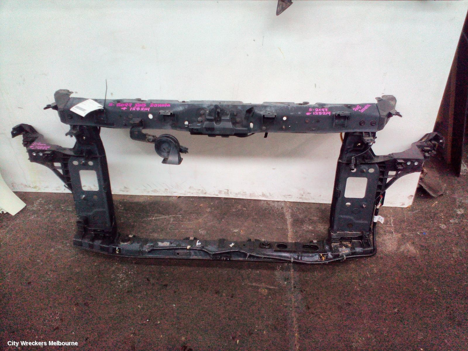 HYUNDAI SONATA RADIATOR SUPPORT, LF, 10/2014 - 07/2017