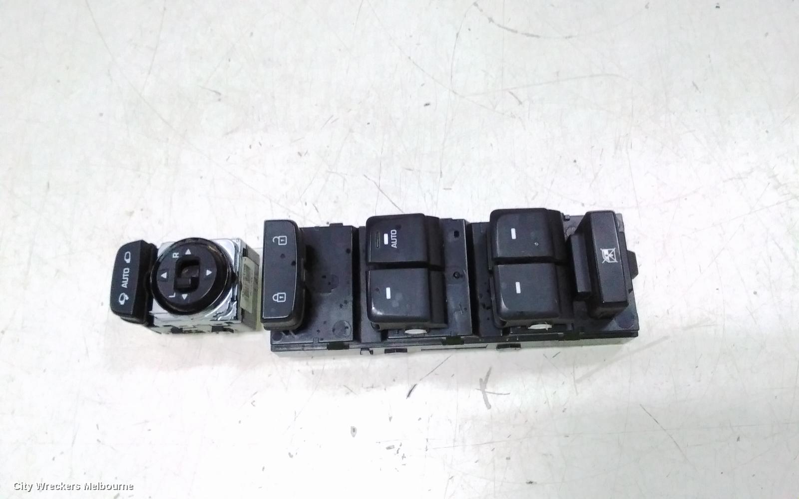 HYUNDAI SONATA PWR DR WIND SWITCH, RH FRONT (MASTER SWITCH), LF, 01/2015 - 01/2020