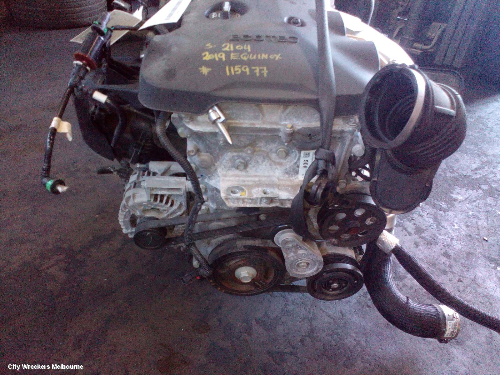 HOLDEN EQUINOX ENGINE, PETROL, 2.0, TURBO, EQ, 09/2017 - 12/2020