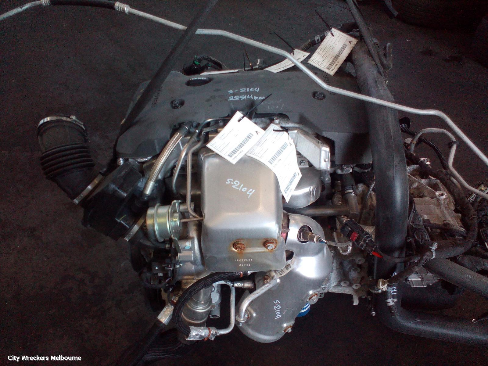 HOLDEN EQUINOX ENGINE, PETROL, 2.0, TURBO, EQ, 09/2017 - 12/2020