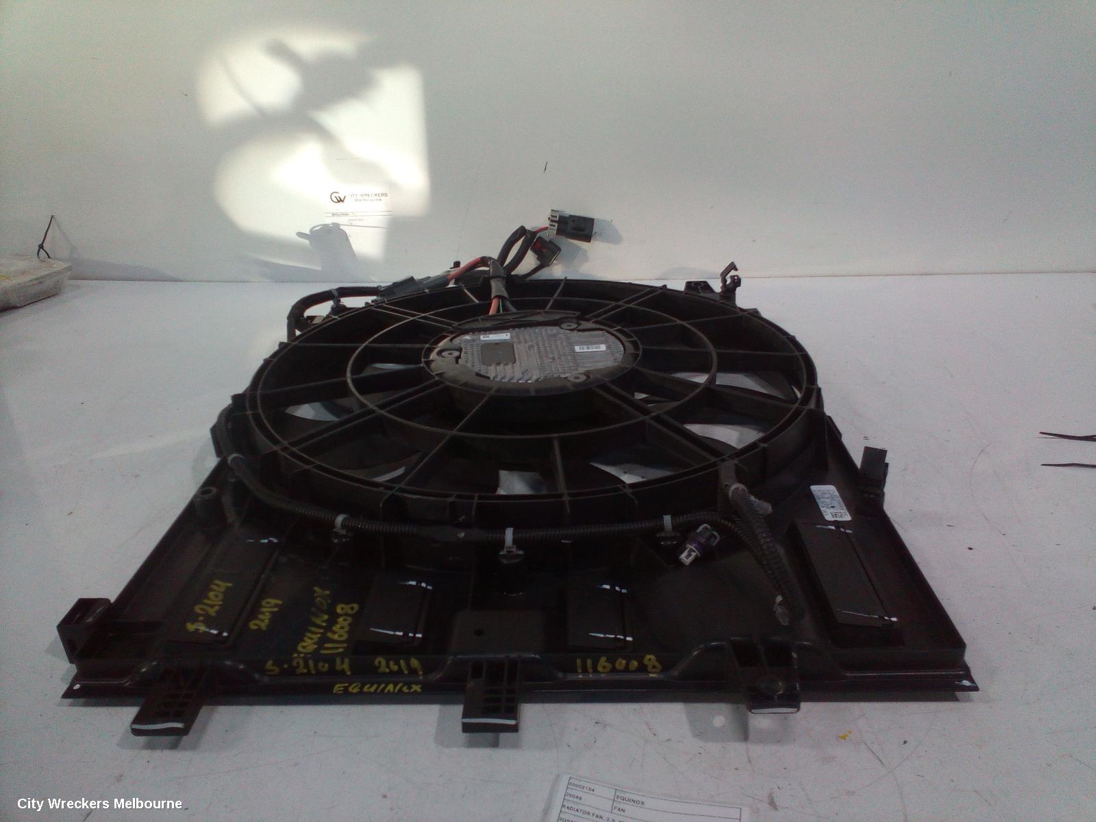 HOLDEN EQUINOX FAN, RADIATOR FAN, 2.0, PETROL, EQ 09/2017 - 12/2020