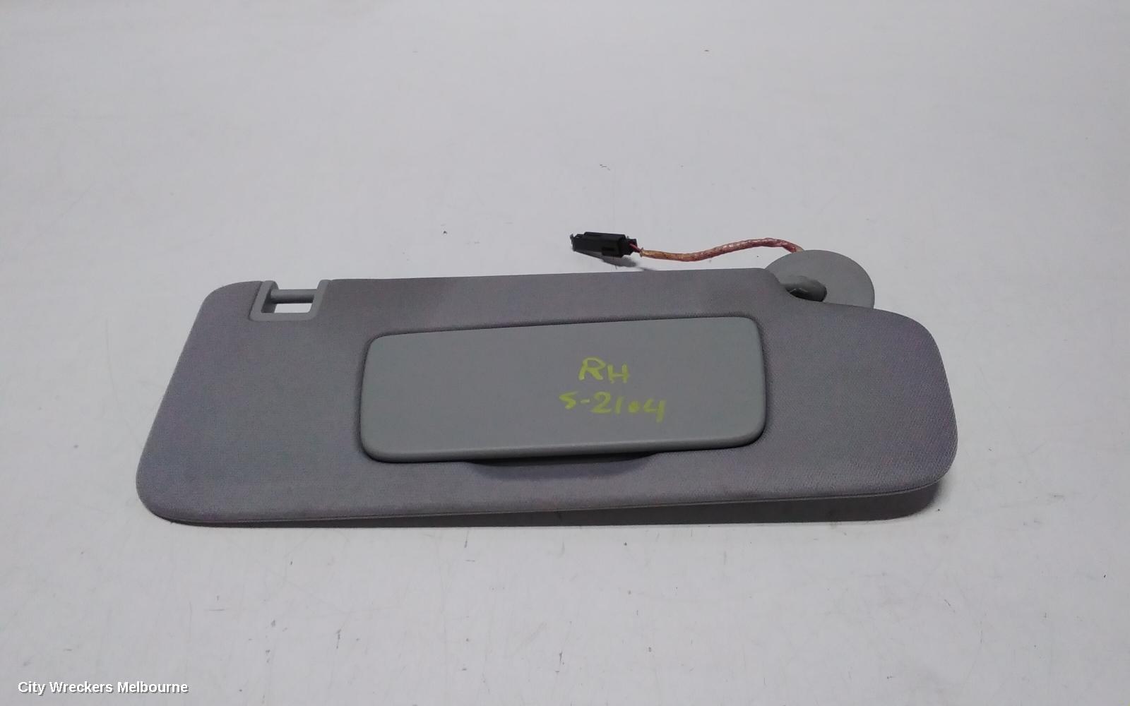 HOLDEN EQUINOX SUNVISOR, EQ, RH SIDE, 09/2017 - 12/2020