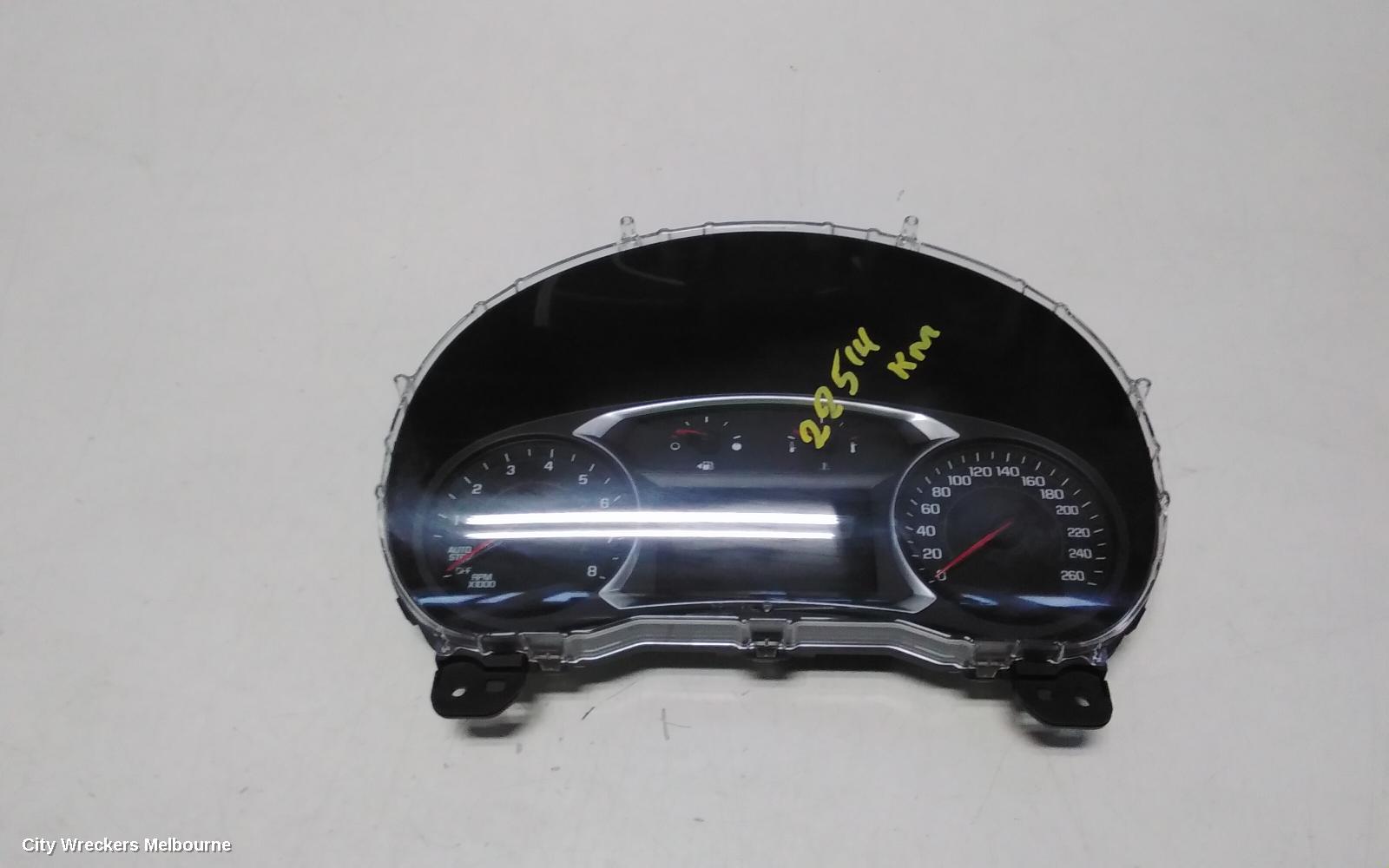 HOLDEN EQUINOX INSTRUMENT CLUSTER, PETROL TYPE, EQ, 09/2017 - 12/2020