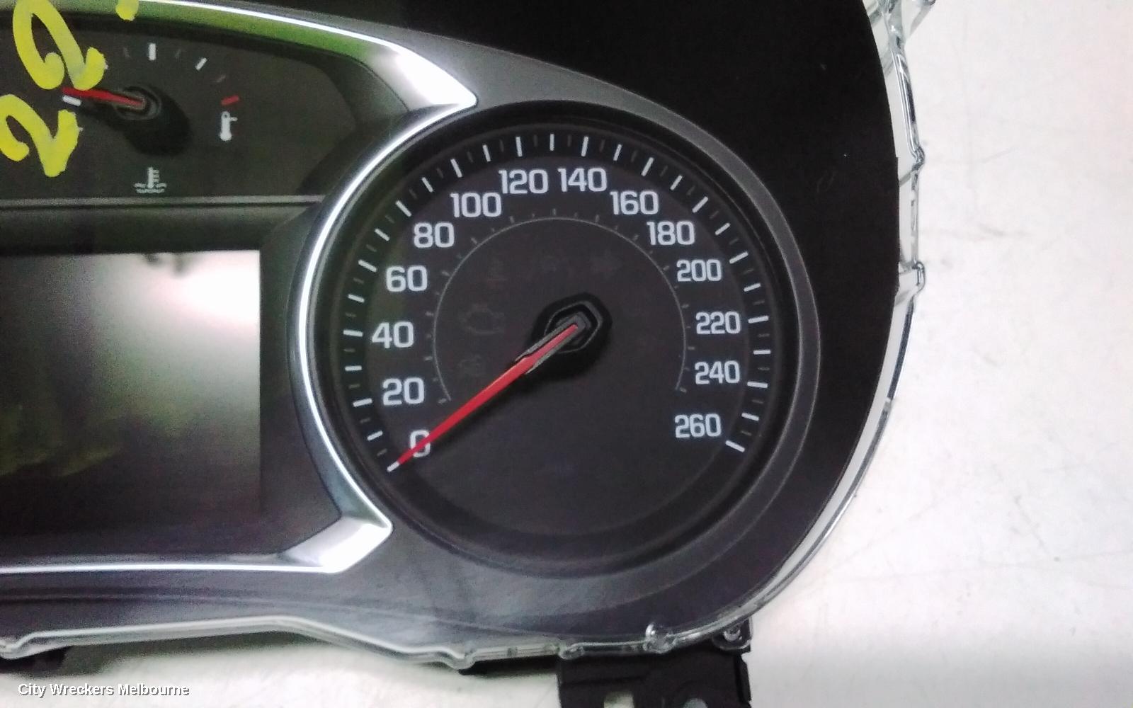 HOLDEN EQUINOX INSTRUMENT CLUSTER, PETROL TYPE, EQ, 09/2017 - 12/2020