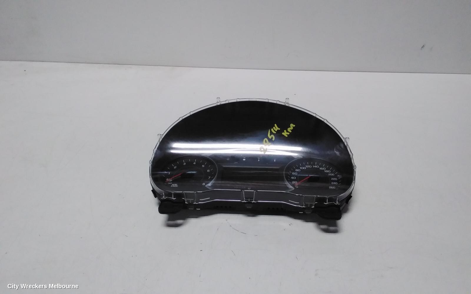 HOLDEN EQUINOX INSTRUMENT CLUSTER, PETROL TYPE, EQ, 09/2017 - 12/2020