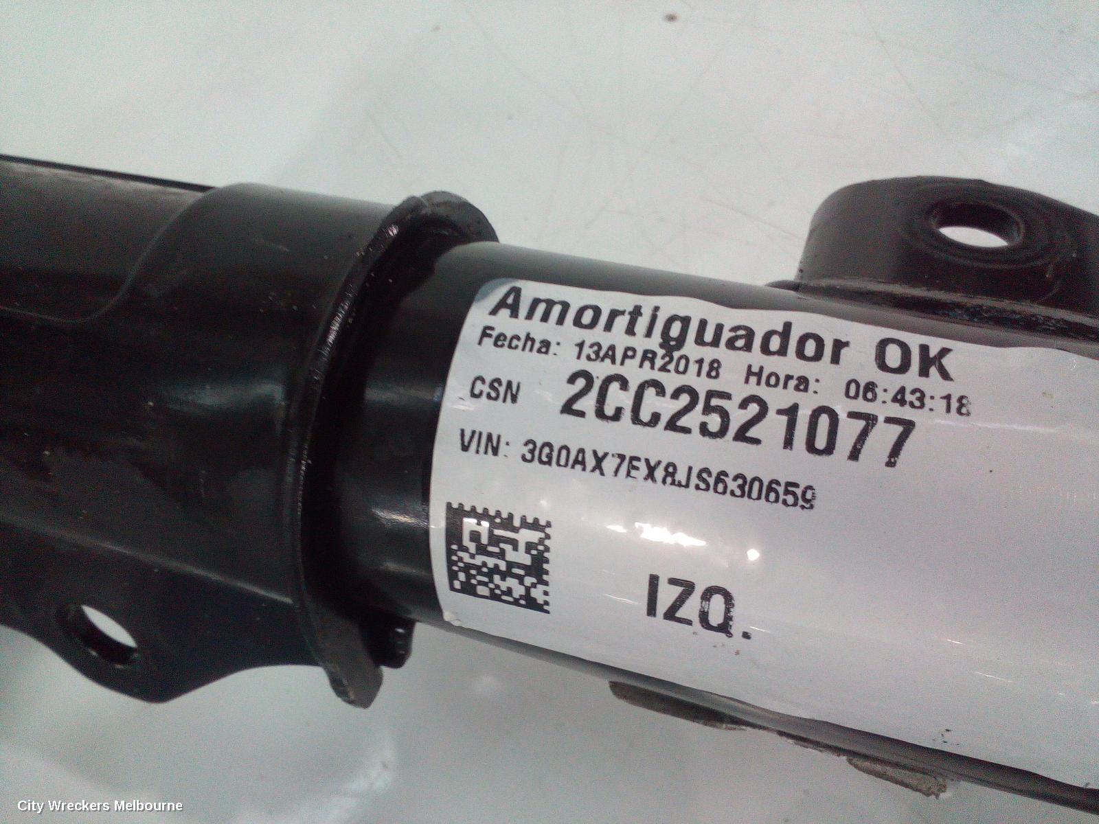 HOLDEN EQUINOX LEFT FRONT STRUT, EQ, 09/2017 - 12/2020