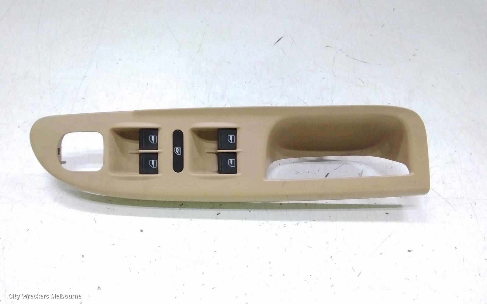VOLKSWAGEN PASSAT PWR DR WIND SWITCH, RH FRONT (MASTER SWITCH), 3C/MK6 B6-B7, SEDAN/WAGON, W/O CHROME ON SWITCHES TYPE, 03/2006 - 05/2015