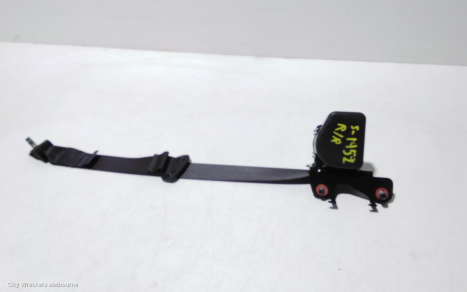 HYUNDAI I30 SEATBELT/STALK, RH REAR, SEAT BELT ONLY, RED, PD, HATCH (S.KOREA VIN KMHH), 03/2017 ONWARDS