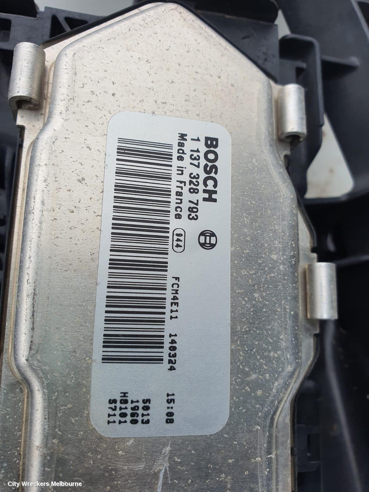 JEEP CHEROKEE FAN, SINGLE FAN ASSY, 2.4, PETROL, KL, 02/2014 - 12/2019