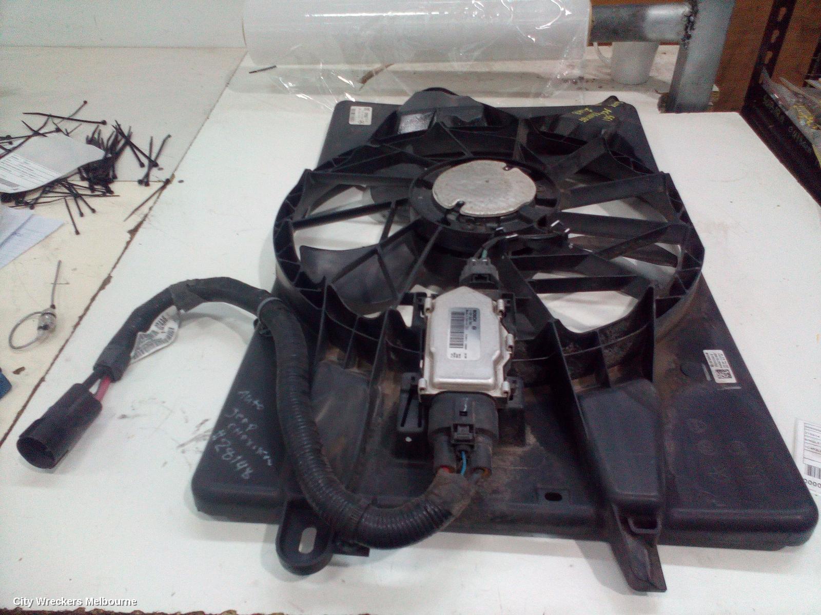 JEEP CHEROKEE FAN, SINGLE FAN ASSY, 2.4, PETROL, KL, 02/2014 - 12/2019