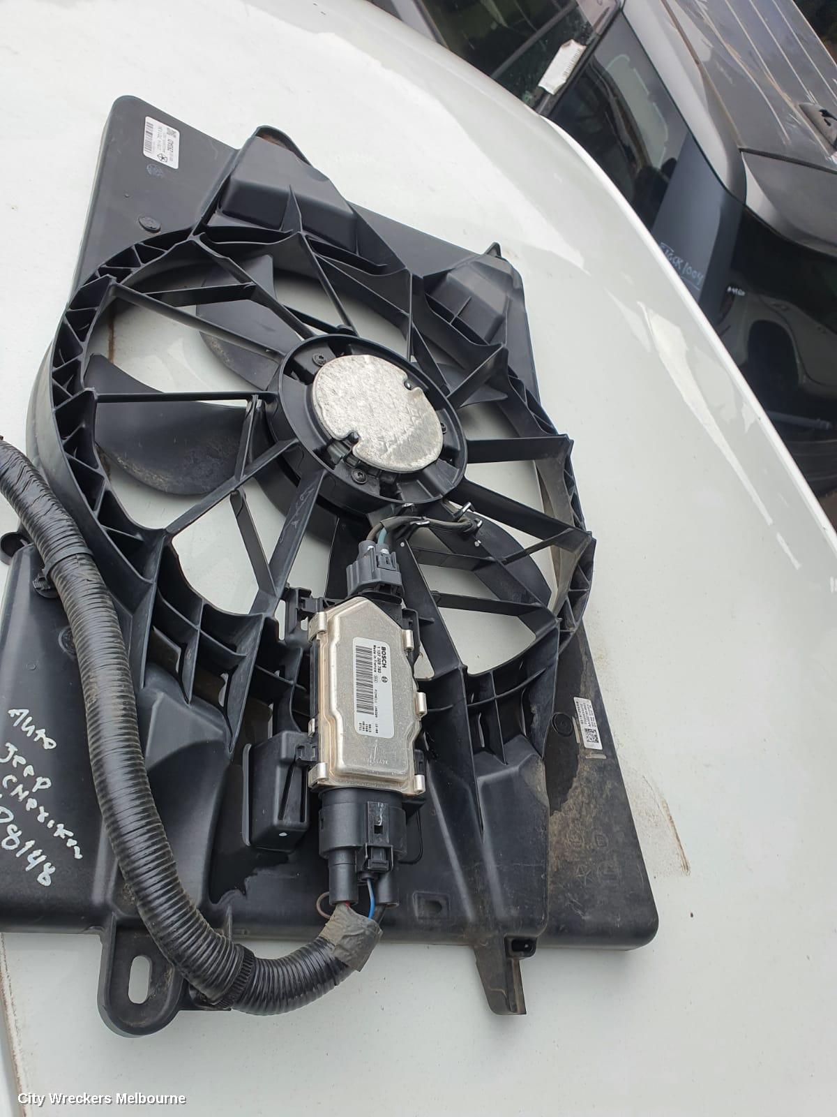 JEEP CHEROKEE FAN, SINGLE FAN ASSY, 2.4, PETROL, KL, 02/2014 - 12/2019