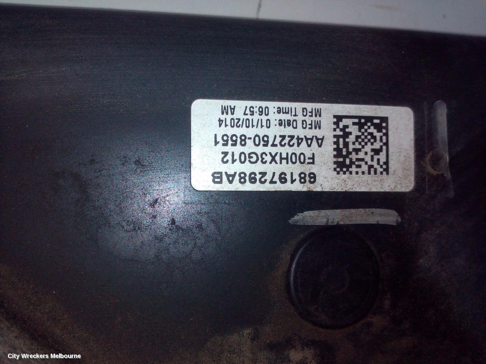 JEEP CHEROKEE FAN, SINGLE FAN ASSY, 2.4, PETROL, KL, 02/2014 - 12/2019
