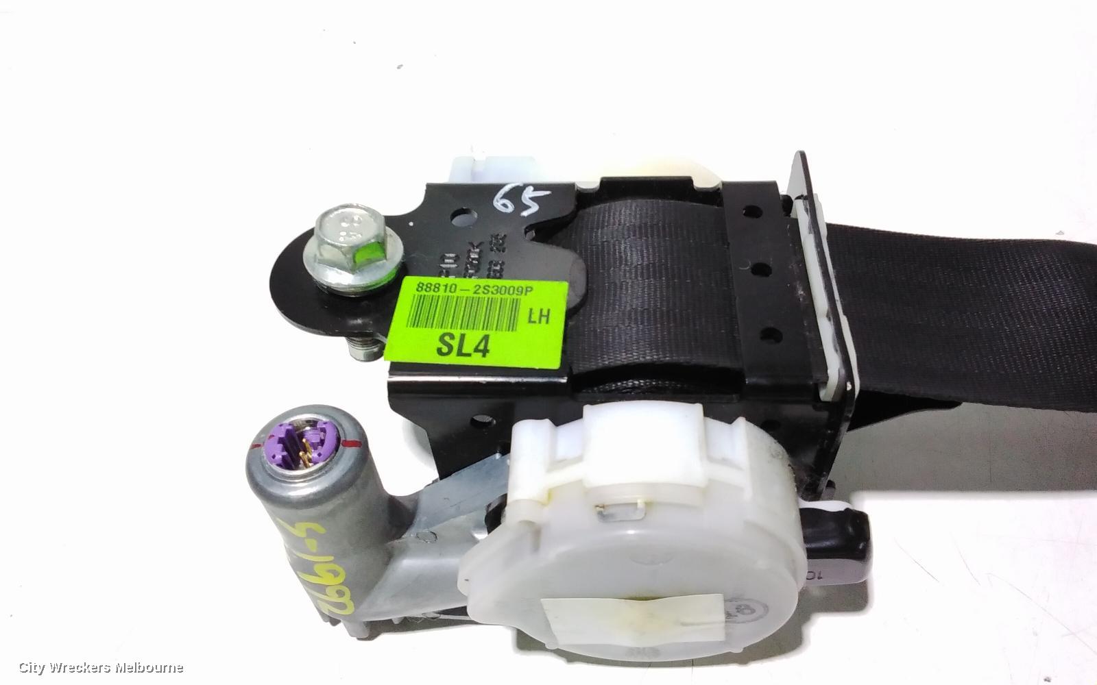 HYUNDAI IX35 SEATBELT/STALK, LH FRONT, SEATBELT ONLY, LM SERIES, 11/2009 - 01/2016