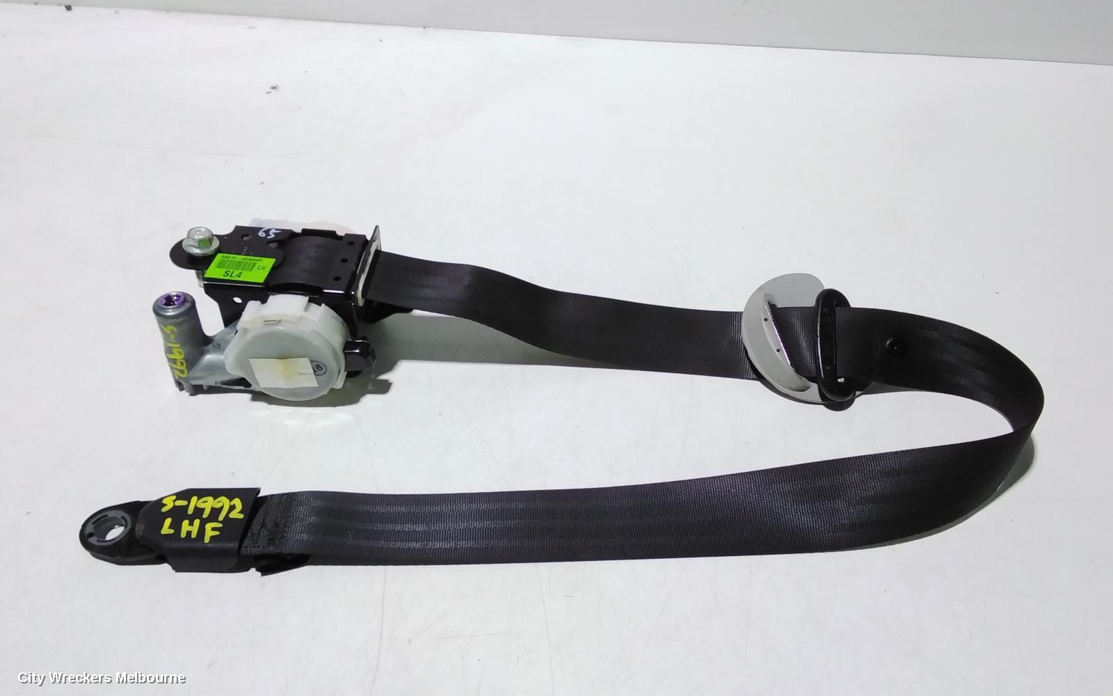 HYUNDAI IX35 SEATBELT/STALK, LH FRONT, SEATBELT ONLY, LM SERIES, 11/2009 - 01/2016